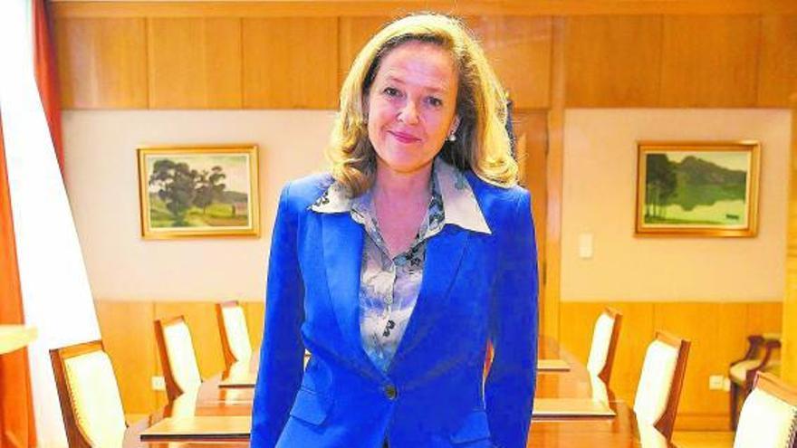 La vicepresidenta segunda, Nadia Calviño.