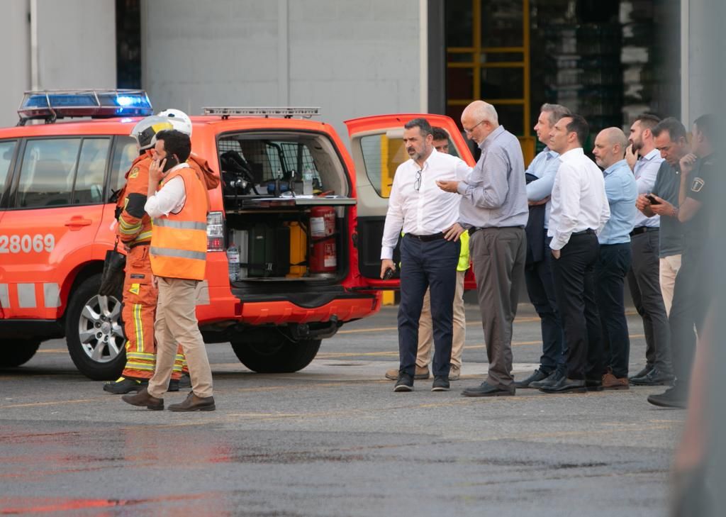 El incendio de la nave de Mercandona en Riba-roja, en imágenes