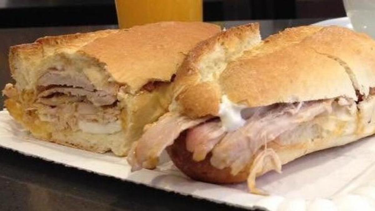 El bocadillo de pata asada ofrece diferentes combinaciones