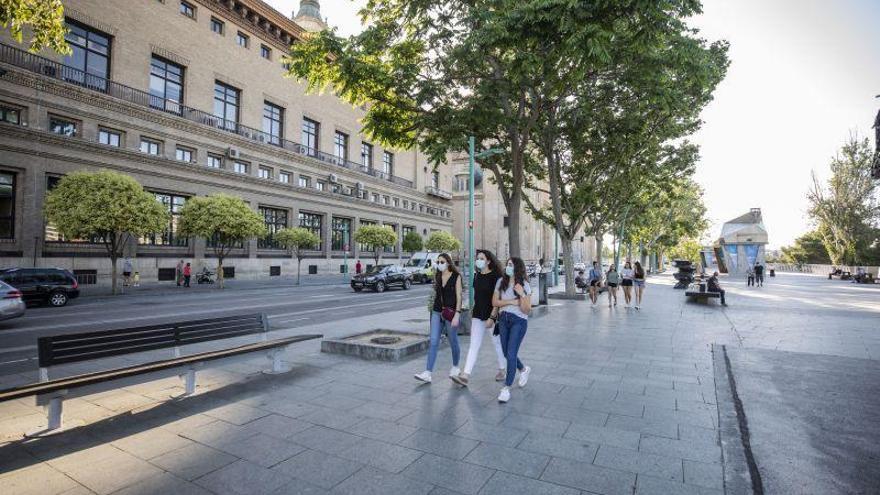 Las calles de Zaragoza antes y después del covid-19