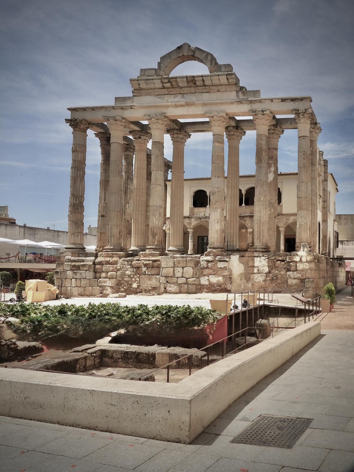 Templo de Diana, en Mérida.