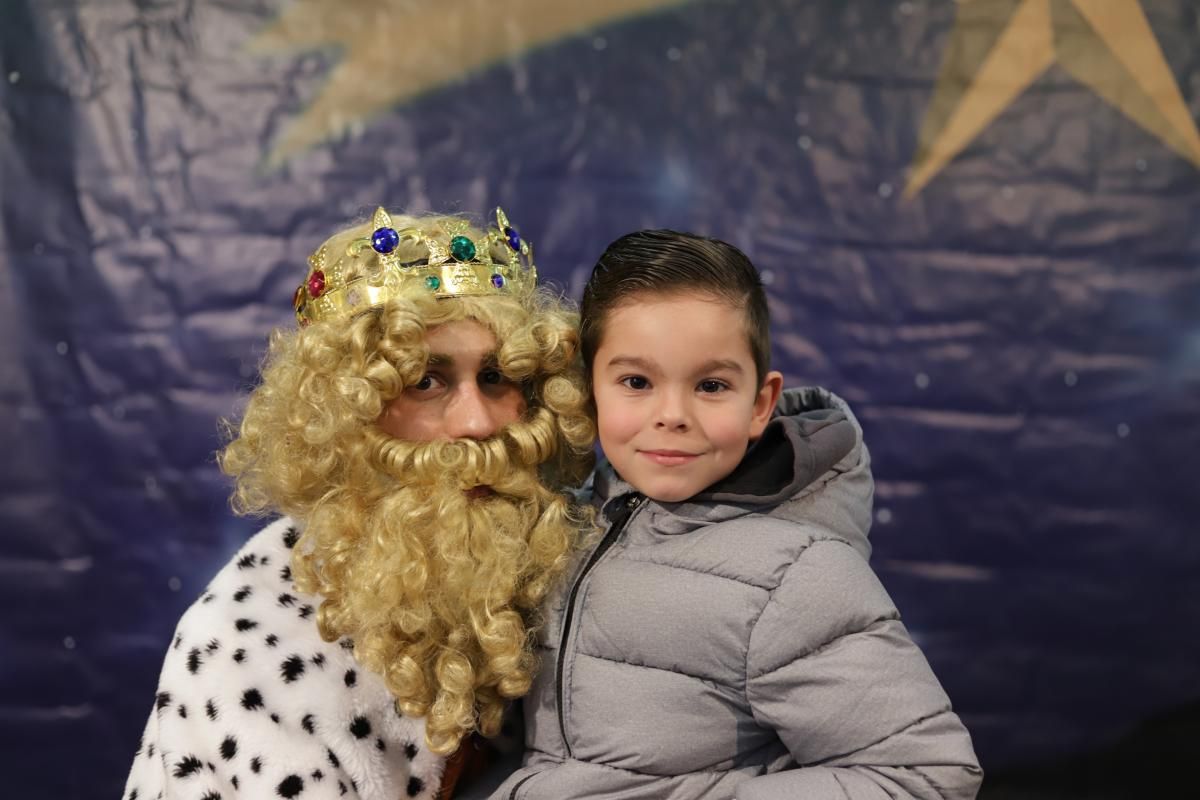 Fotos con los Reyes Magos realizadas el 4 de enero de 2018