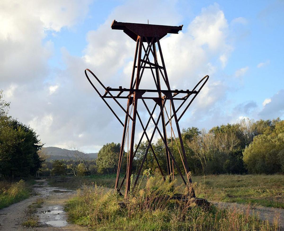 La línea de vagonetas aérea
de Valga.  |  FdV