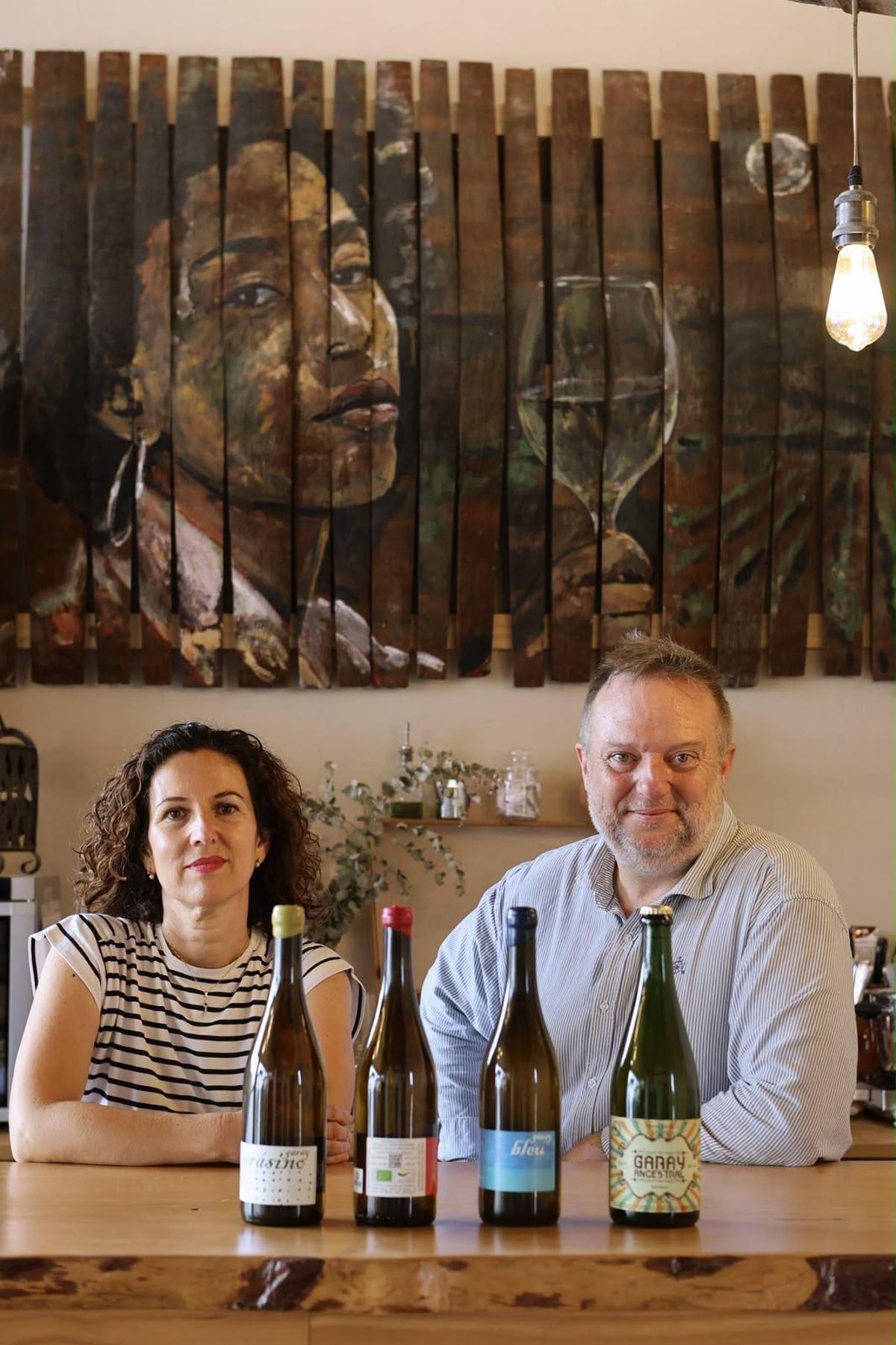 Ana González y Mario Garay, propietarios de Bodegas y Viñedos Garay