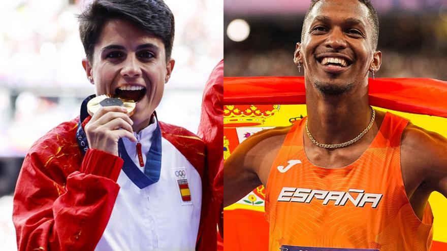 María Pérez y Jordan Díaz, abanderados de España en la ceremonia de clausura de Paris 2024