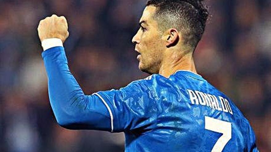 CR7 marca en 11 partidos seguidos e iguala a Quagliarella y Batistuta