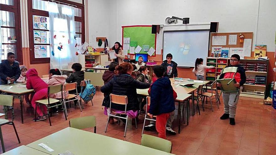 En La Soledat tuvieron que estar con el abrigo puesto en clase.