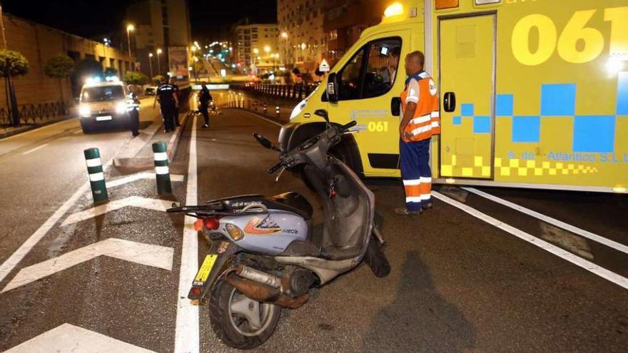 Fallece un motorista al perder el control de su vehículo a la salida de un túnel de Vigo