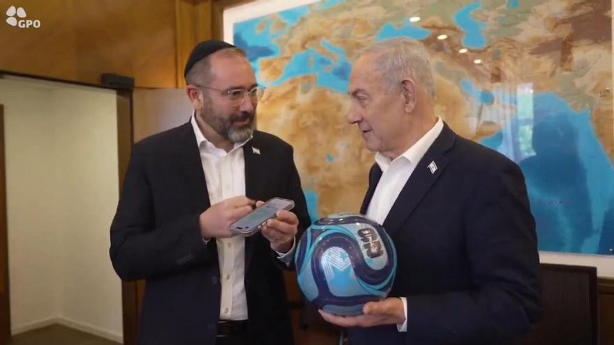 Netanyahu expresa su apoyo a Argentina antes de la final del Mundial
