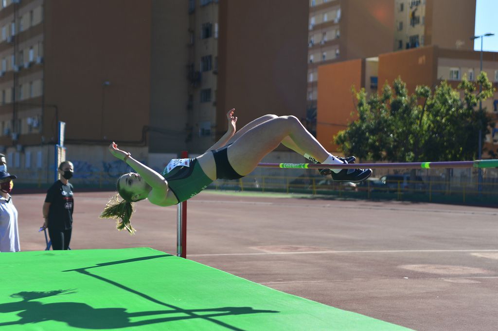 Atletismo nacional Máster sábado en la pista de Atletismo de Cartagena