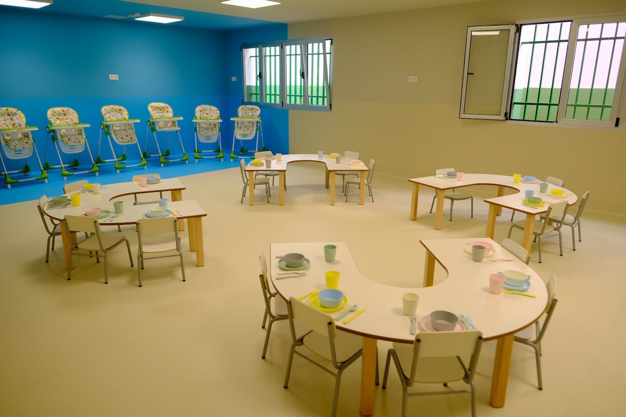 Apertura de aulas para niños de 2-3 años en Gran Canaria