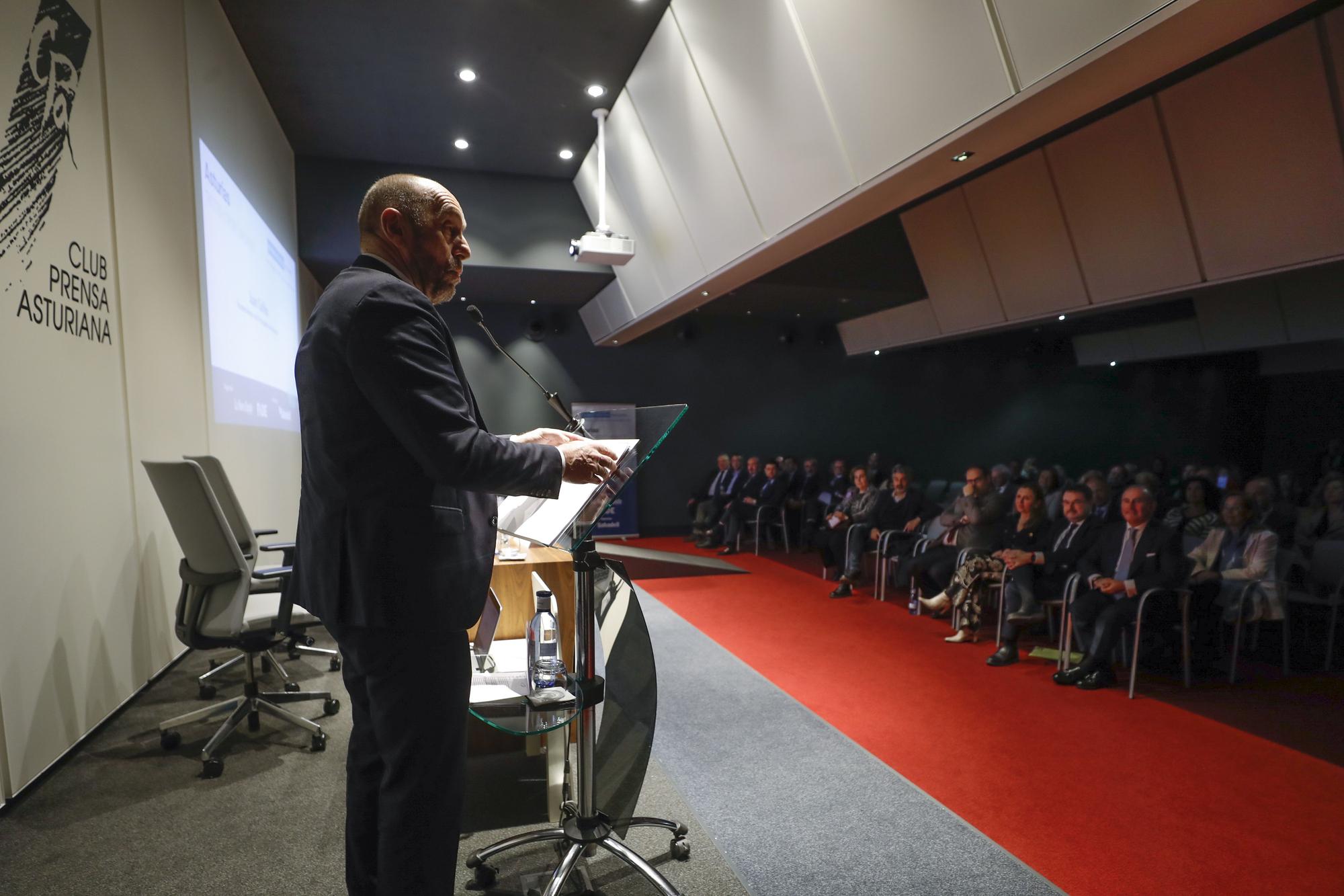 Jornada sobre el Corredor Atlántico celebrada en el Club Prensa Asturiana