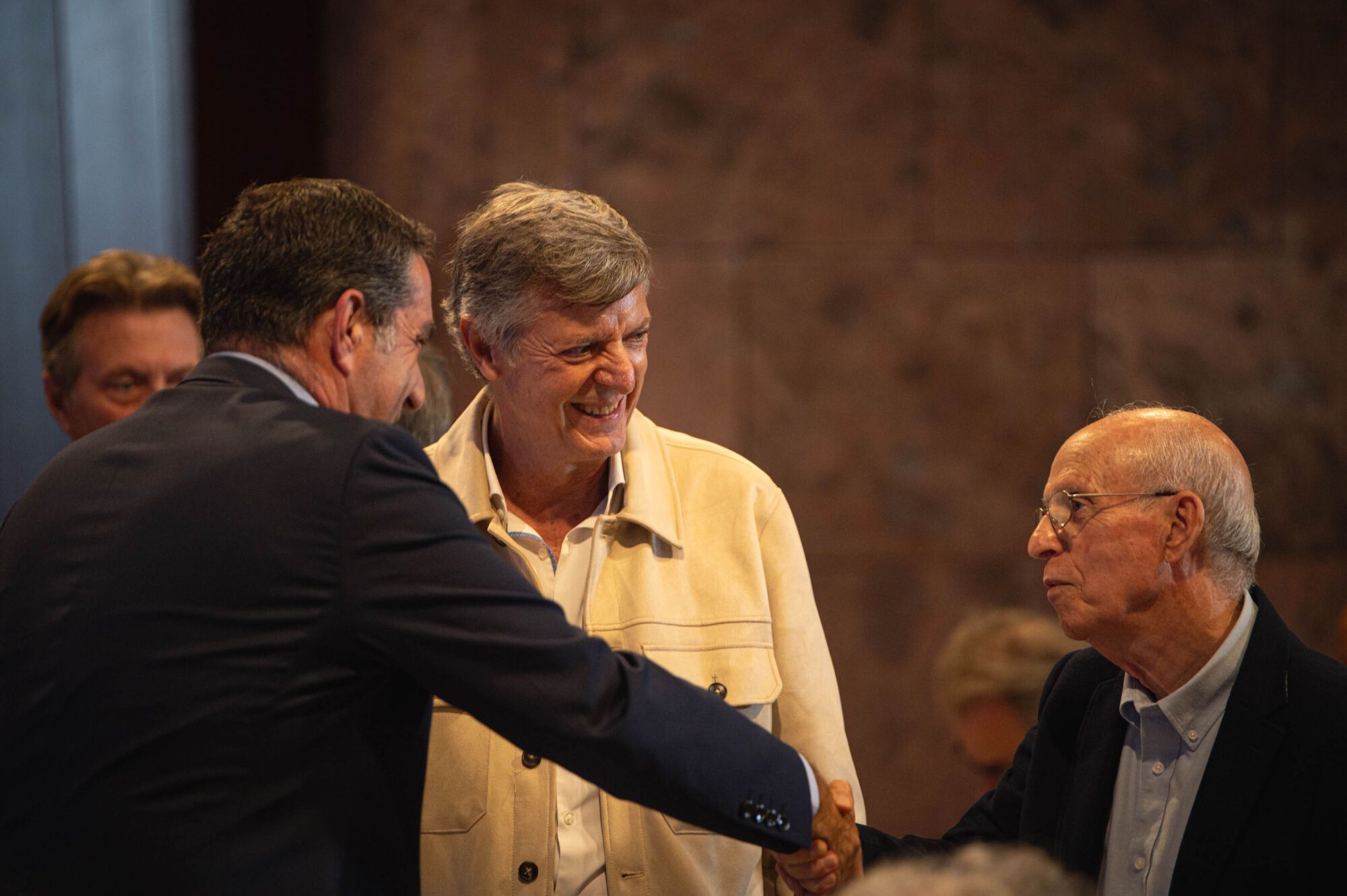 Acto de homenaje al expresidente de Canarias, Adán Martín, cuando se cumplen 15 años de su fallecimiento