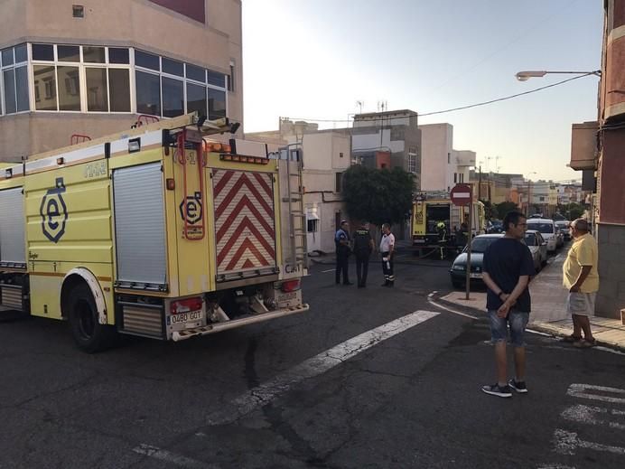 Incendio en una vivienda de Carrizal de Ingenio