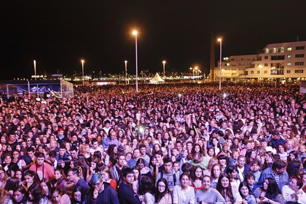 Concierto de "Morat" en la "Semana Grande" de Gijón