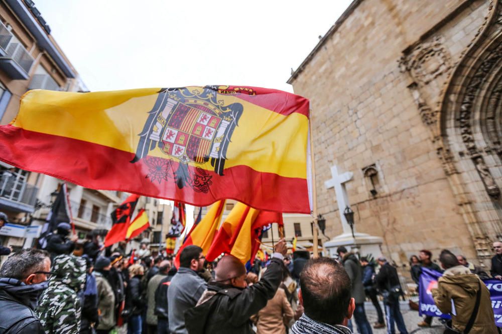 La Falange, en la manifestación en Callosa