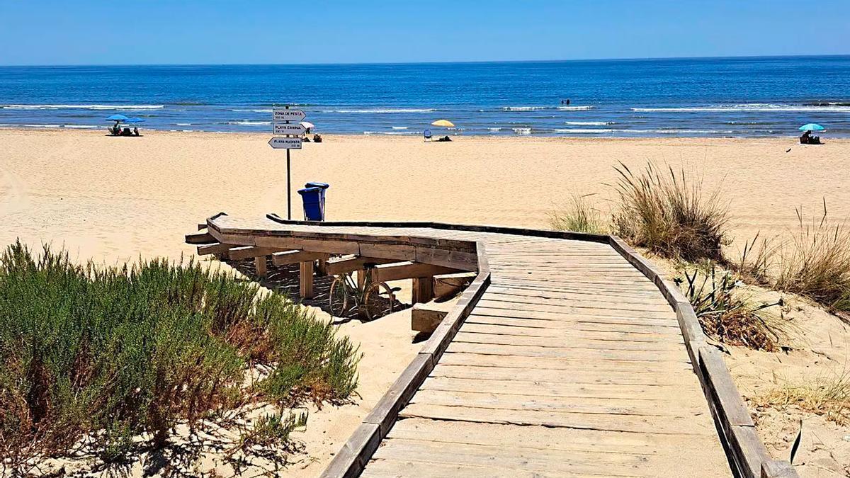 Playa de Nueva Umbría, en Lepe (Huelva).