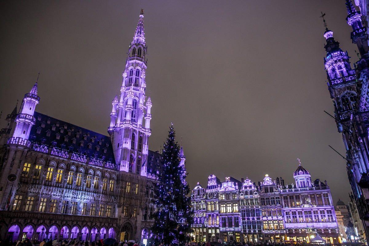 Grand-Place de Bruselas en Navidad