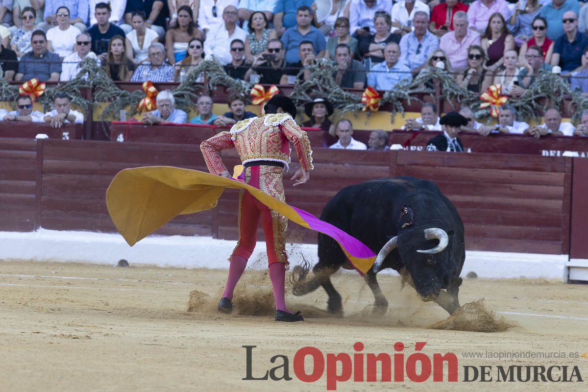 Tercer festejo de la Feria Taurina de Murcia (Talavante, Paco Ureña y Roca Rey), en imágenes