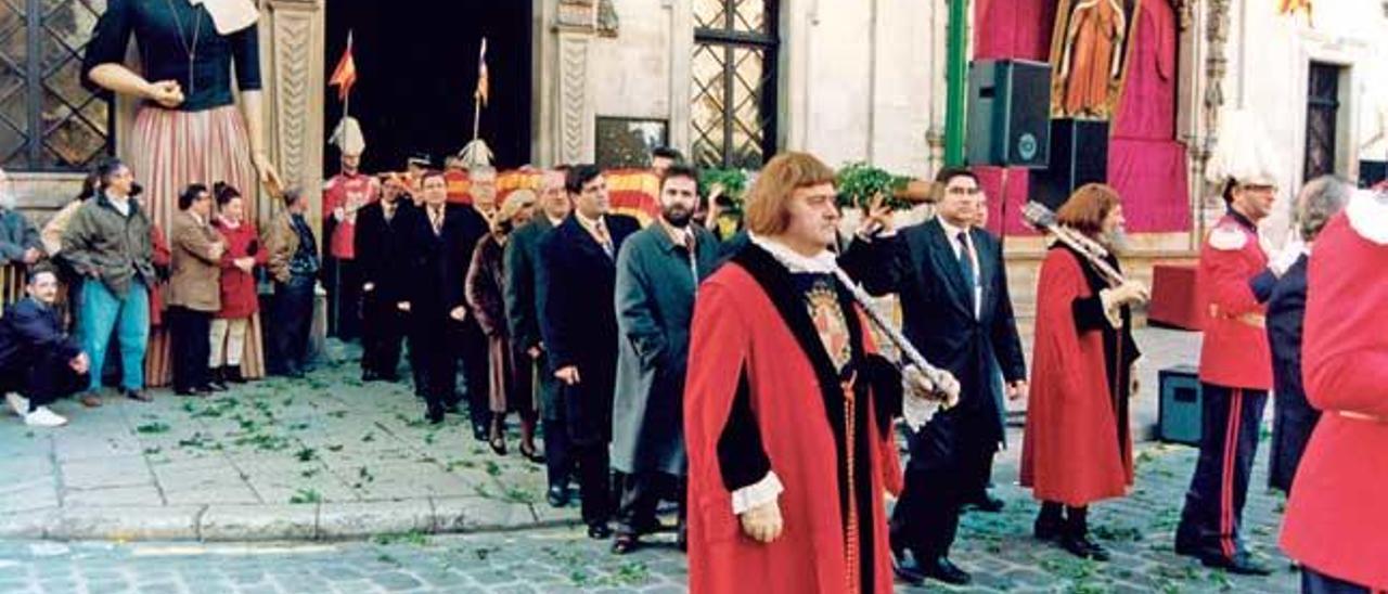 Imagen de la Festa de l´Estendard que se celebra el 31 de diciembre en Palma.