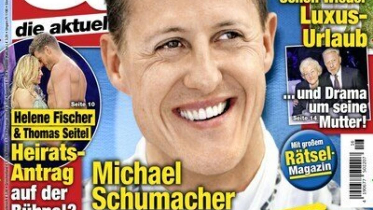La portada de esta semana de Die Aktuelle con la primera entrevista a Schumacher