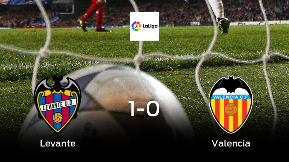 El Levante vence en casa al Valencia por 1-0