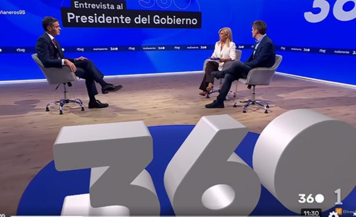 Pedro Sánchez, a ‘Mañaneros 360’