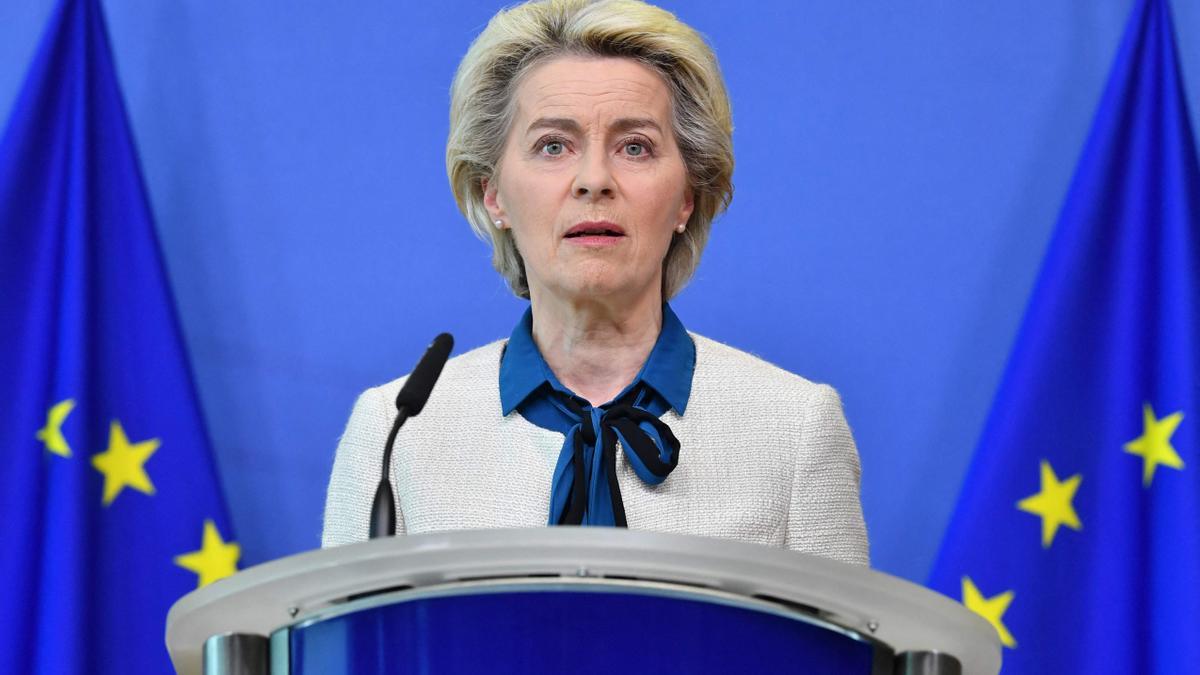 La presidenta de la Comisión Europea, Ursula von der Leyen.