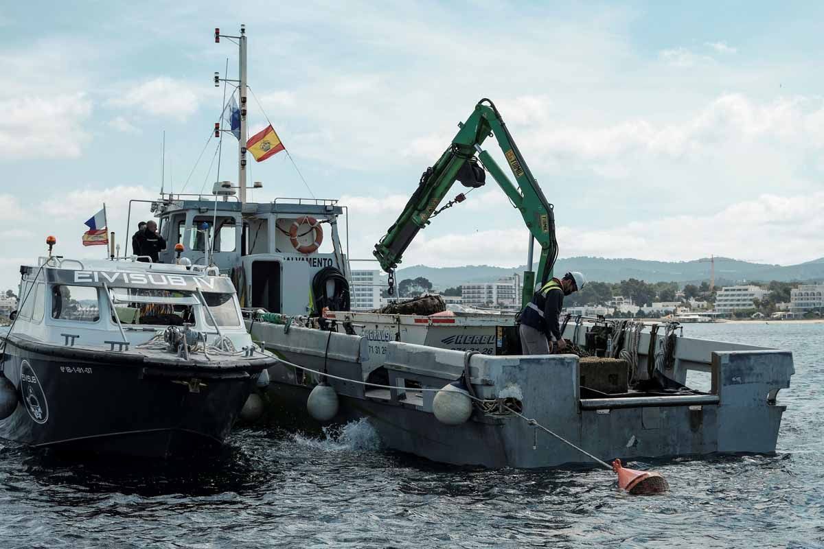 Sant Josep inicia la retirada de 156 muertos del fondo de la bahía