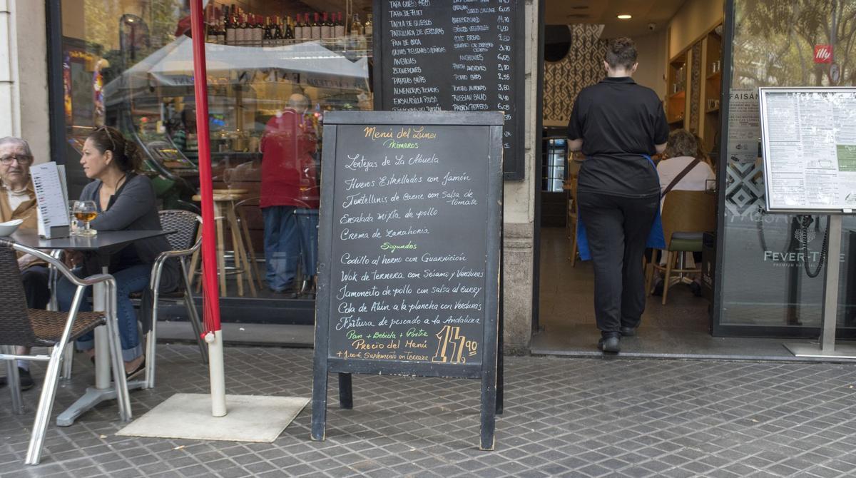 Subidas generalizadas en los menús de mediodía.