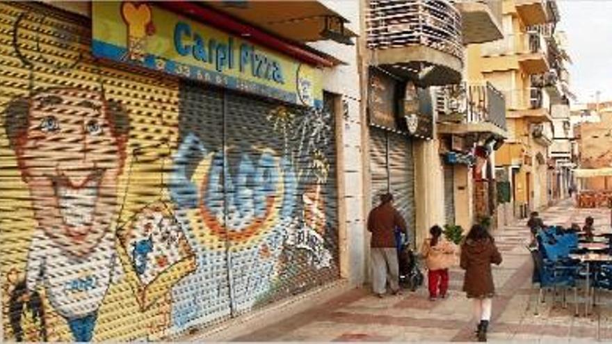 La pizzeria on van succeir els fets d&#039;ahir es troba al passeig de la Marina de Blanes.