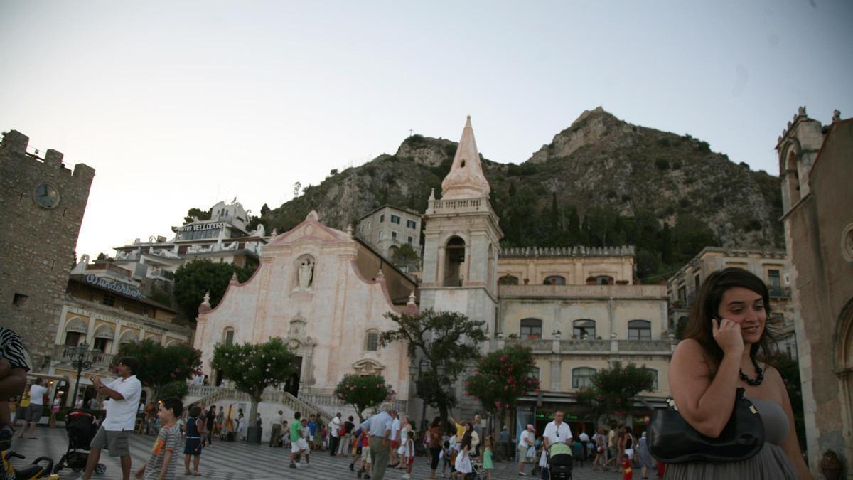 Casco histórico de la ciudad de Taormina.