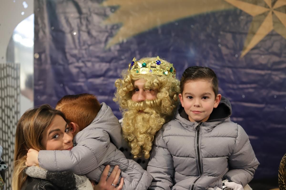 Fotos con los Reyes Magos realizadas el 4 de enero de 2018