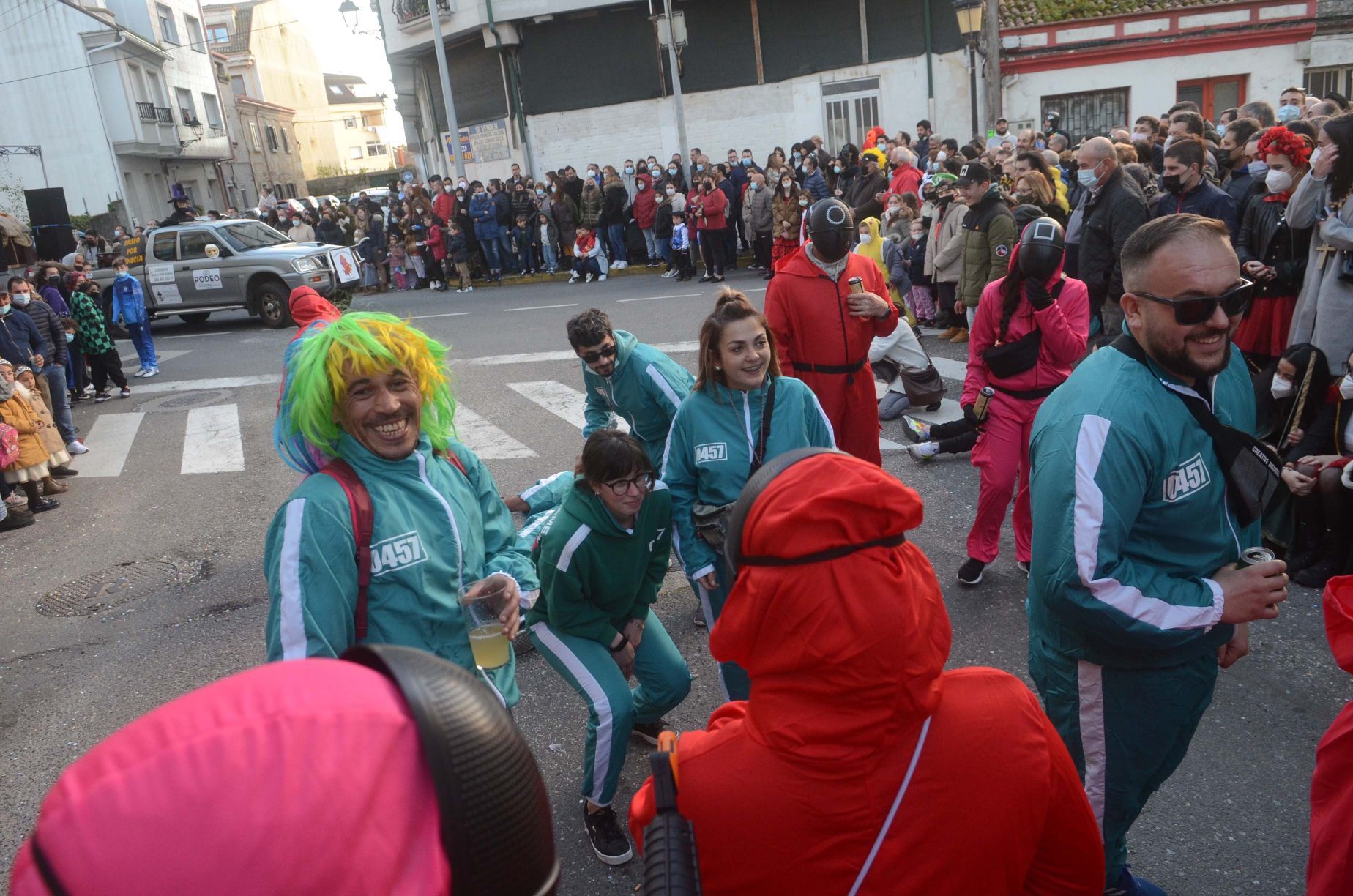 Desfile del Momo en Vilanova para despedir el Entroido 2022.