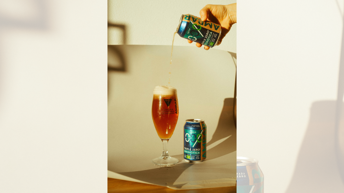 Cerveza Ambar con probióticos