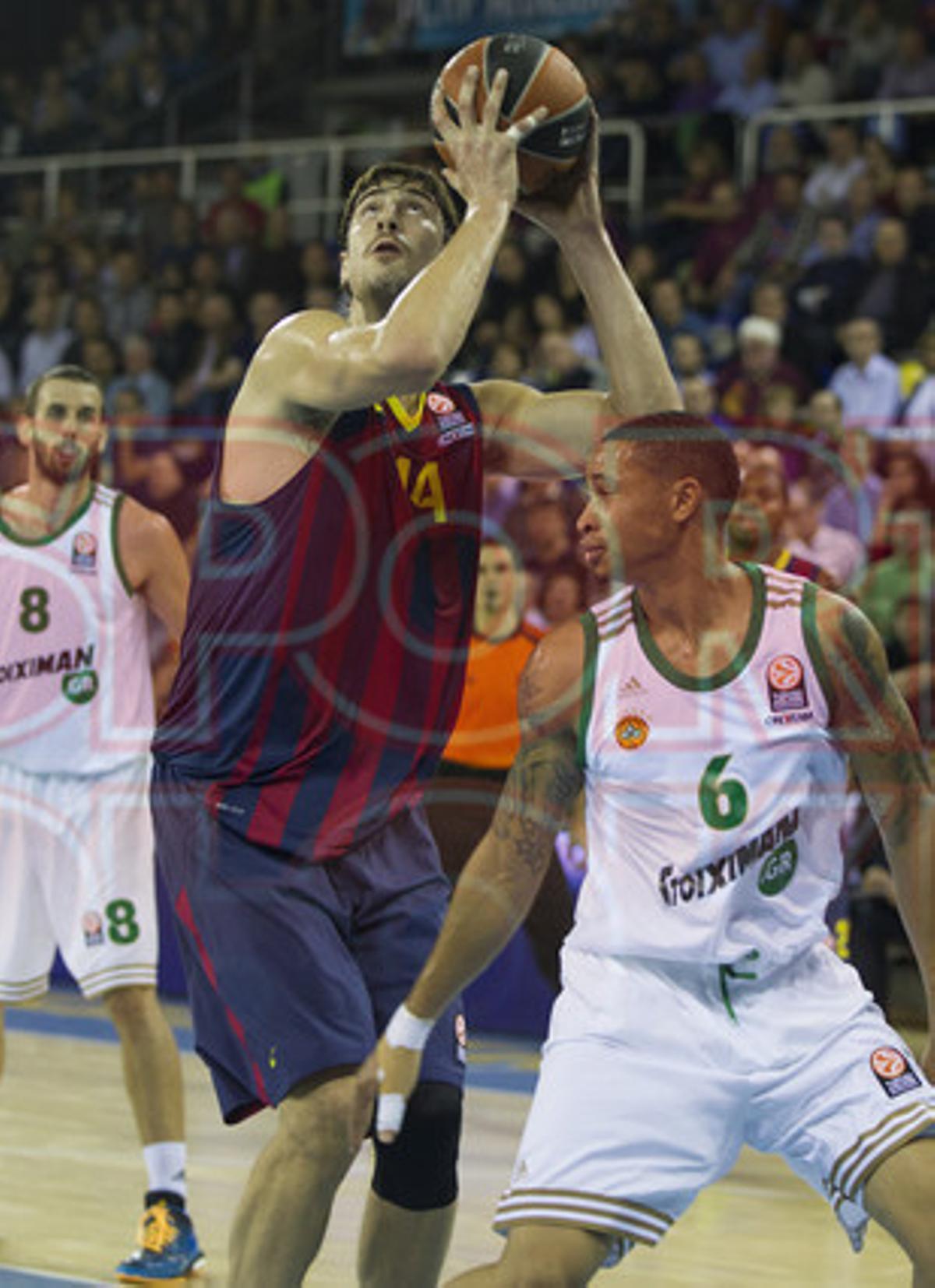 Las imágenes del FC Barcelona - Panathinaikos