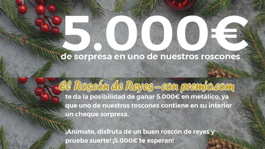 5.000 € de premio en uno de estos roscones elaborados en Tenerife