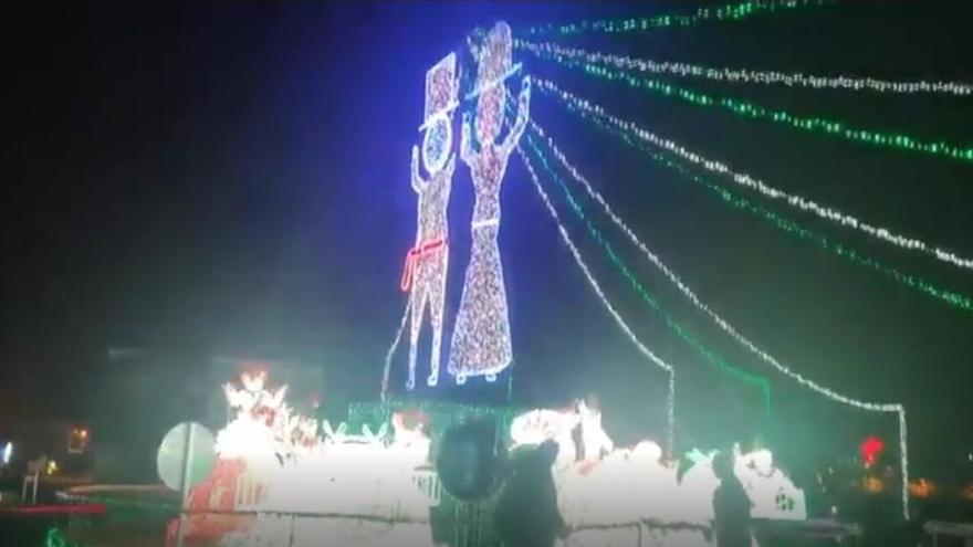 Encendido de las luces navideñas en Tinajo (2022)