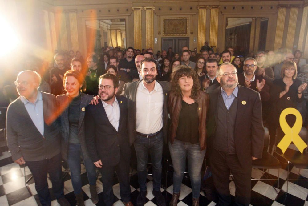 Presentació de Quim Ayats com a alcaldable d''ERC a Girona