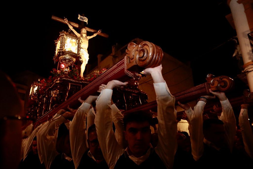 Imágenes del encuentro de las tres imágenes de la Archicofradía del Cristo de la Sangre de Lorca
