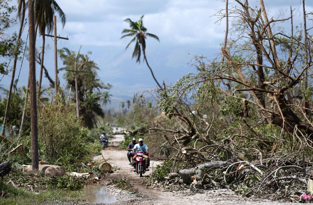 L'huracà Matthew passa per Haití