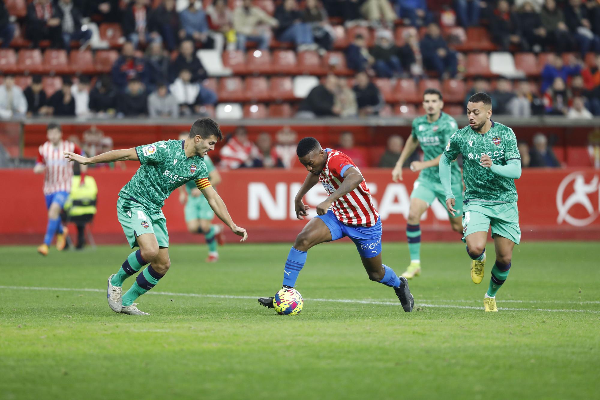 EN IMÁGENES: El encuentro entre el Sporting y el Levante