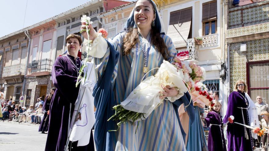 Procesión de las palmas del Domingo de Ramos.