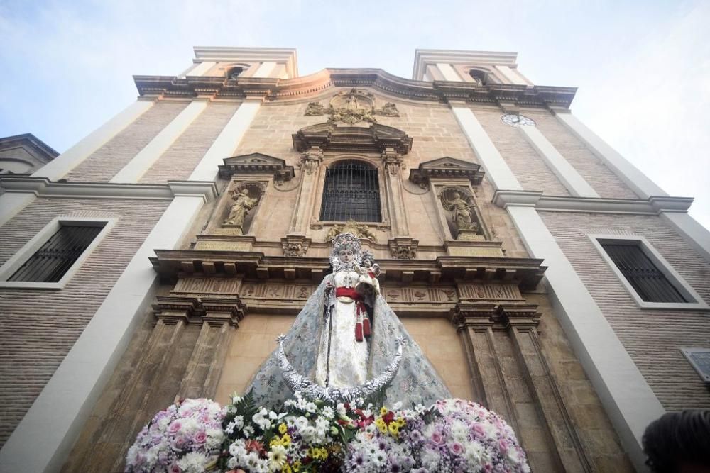 La Fuensanta baja en romería hasta la Catedral