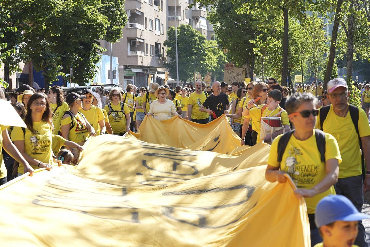Les imatges de la nova jornada de vaga educativa a Girona