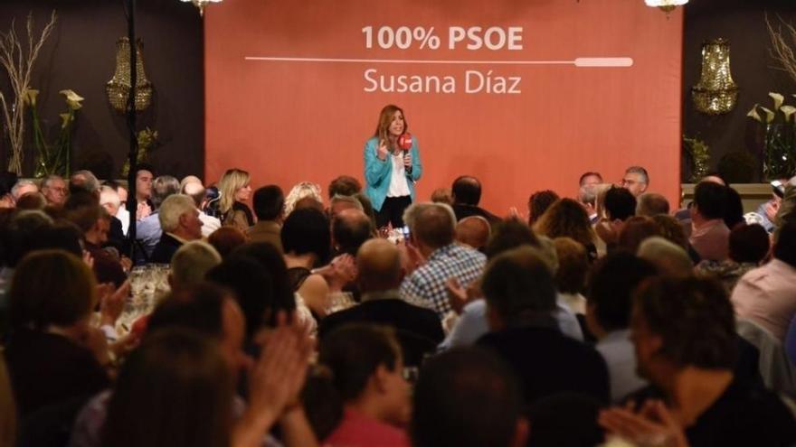 Susana Díaz ve las primarias &quot;como la antesala&quot; de la victoria del PSOE