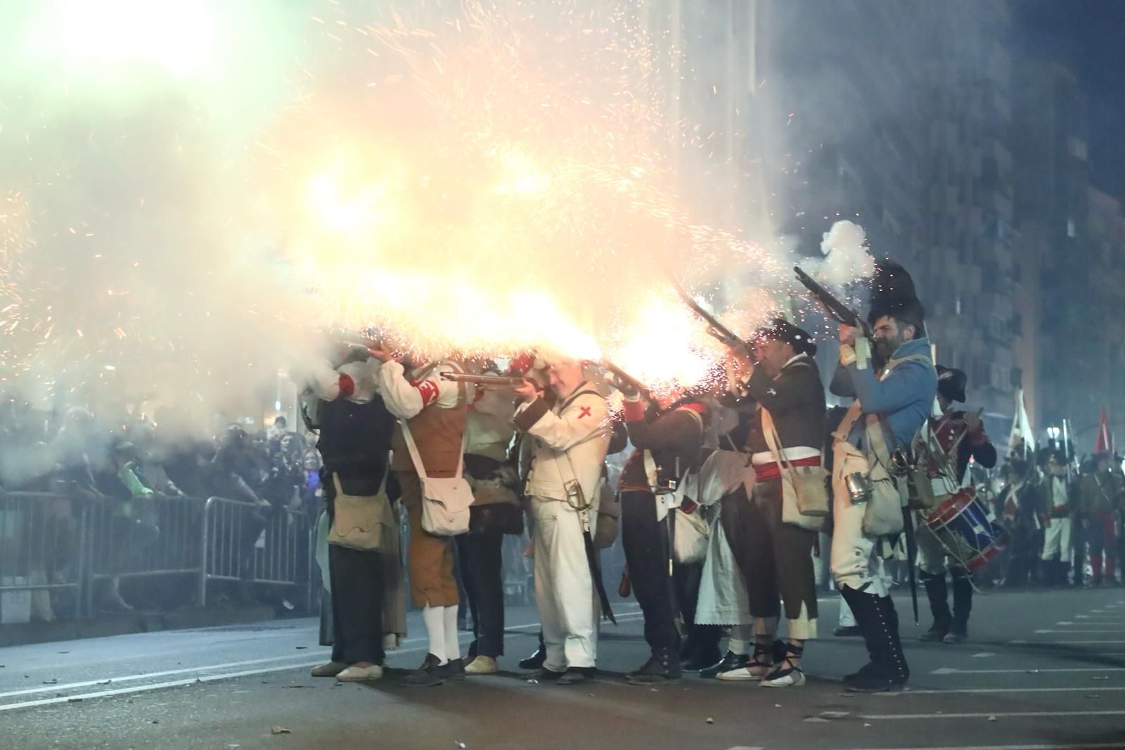 Zaragoza se engalana para recrear los Sitios de 1808