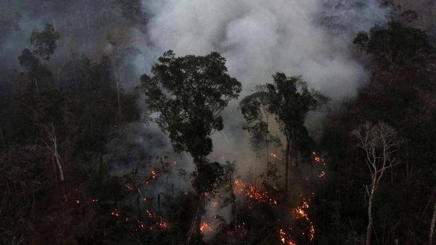 Imatge recurs d&#039;un incendi a la selva amazònica el passat dissabte 8 d&#039;agost del 2020