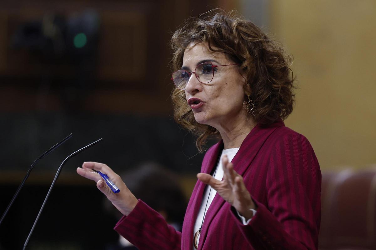 La ministra de Hacienda, María Jesús Montero.