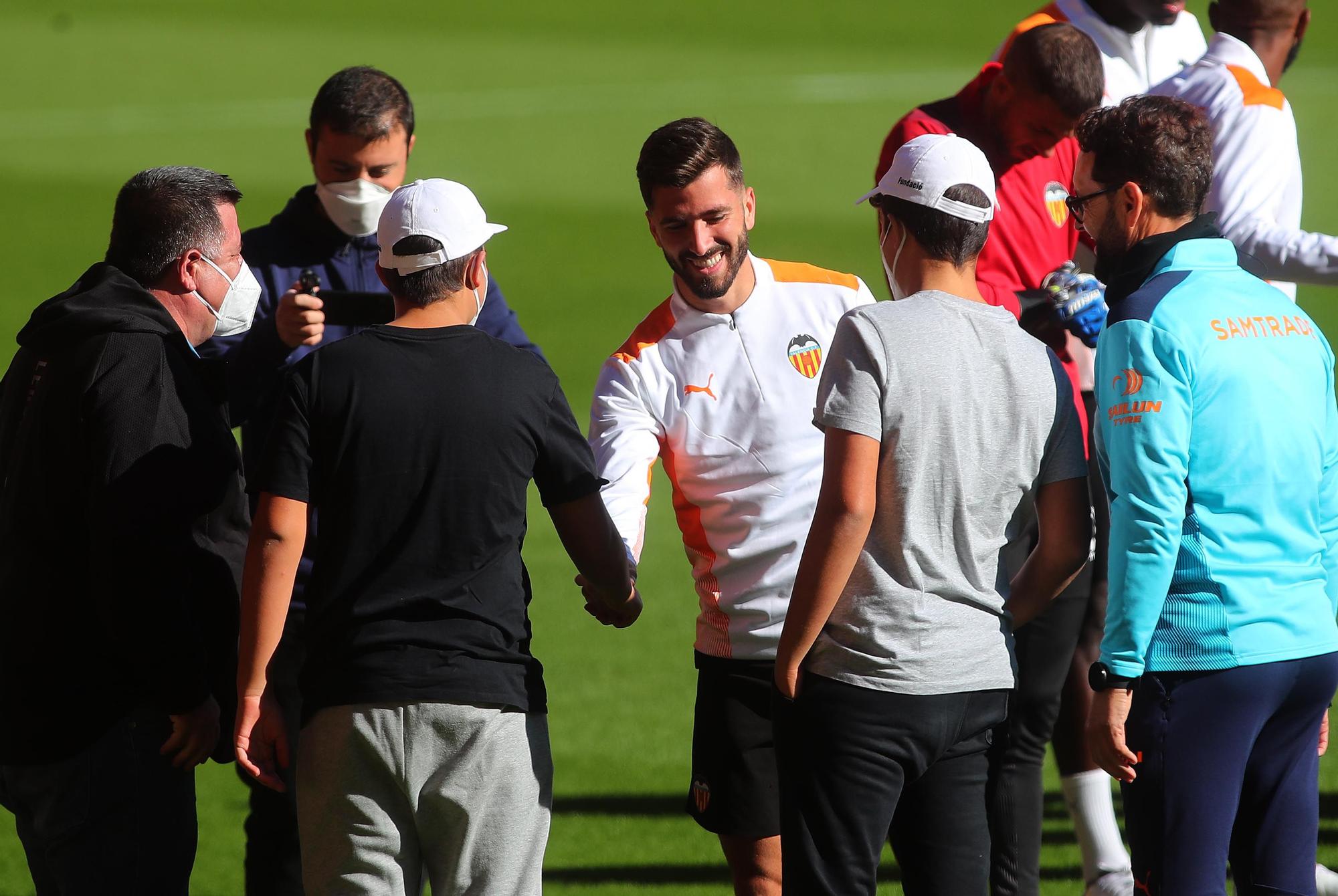 Así ha sido el entrenamiento del Valencia de hoy